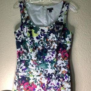Ann Taylor Dress Multi Color